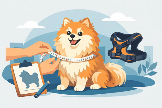 Measuring Pomeranian Chest for Harness Fit - Cindy Pomeranian