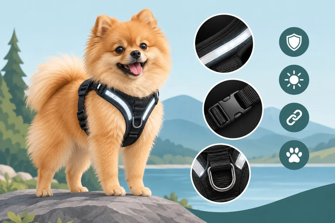 Reflective Harness Durability Review for Poms - Cindy Pomeranian