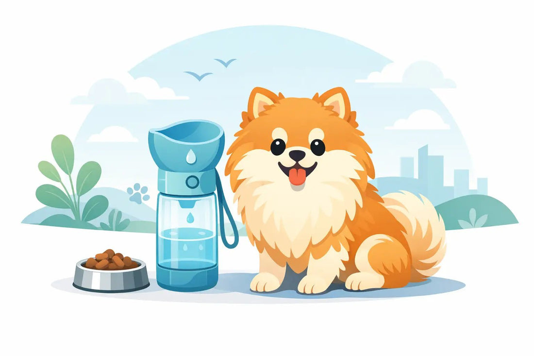 Portable Dog Water Bottle Tips for Pomeranians - Cindy Pomeranian