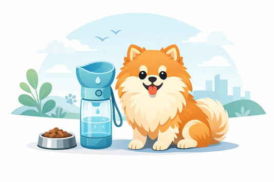 Portable Dog Water Bottle Tips for Pomeranians - Cindy Pomeranian