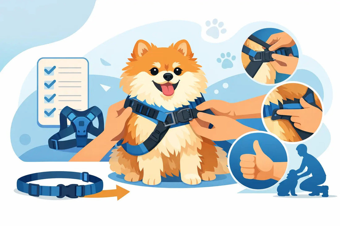 Fit a Pomeranian Harness Safely in 7 Steps - Cindy Pomeranian