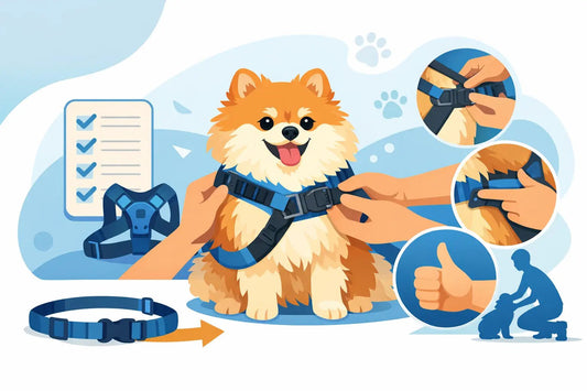 Fit a Pomeranian Harness Safely in 7 Steps - Cindy Pomeranian
