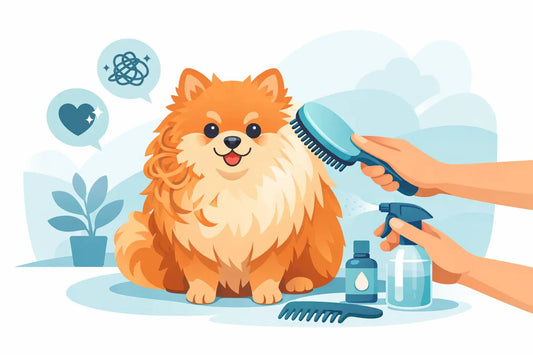 How to Detangle Pomeranian Fur Without Tears - Cindy Pomeranian