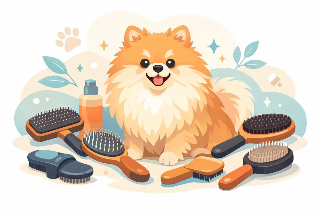 How to Choose a Pomeranian Grooming Brush - Cindy Pomeranian