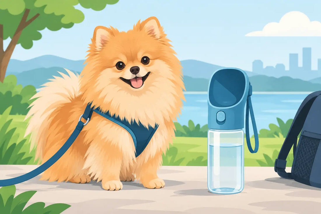 Portable Water Bottle for Your Pomeranian - Cindy Pomeranian