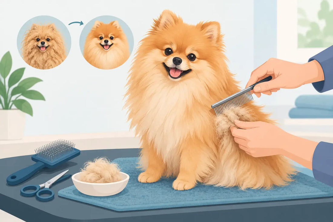 How to Remove Pomeranian Mats Without Pain - Cindy Pomeranian