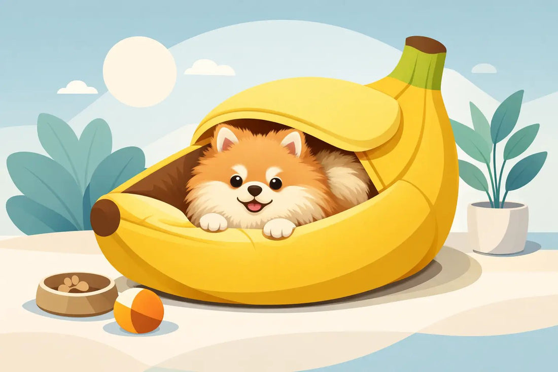 Why a Pomeranian Banana Bed Feels So Cozy - Cindy Pomeranian