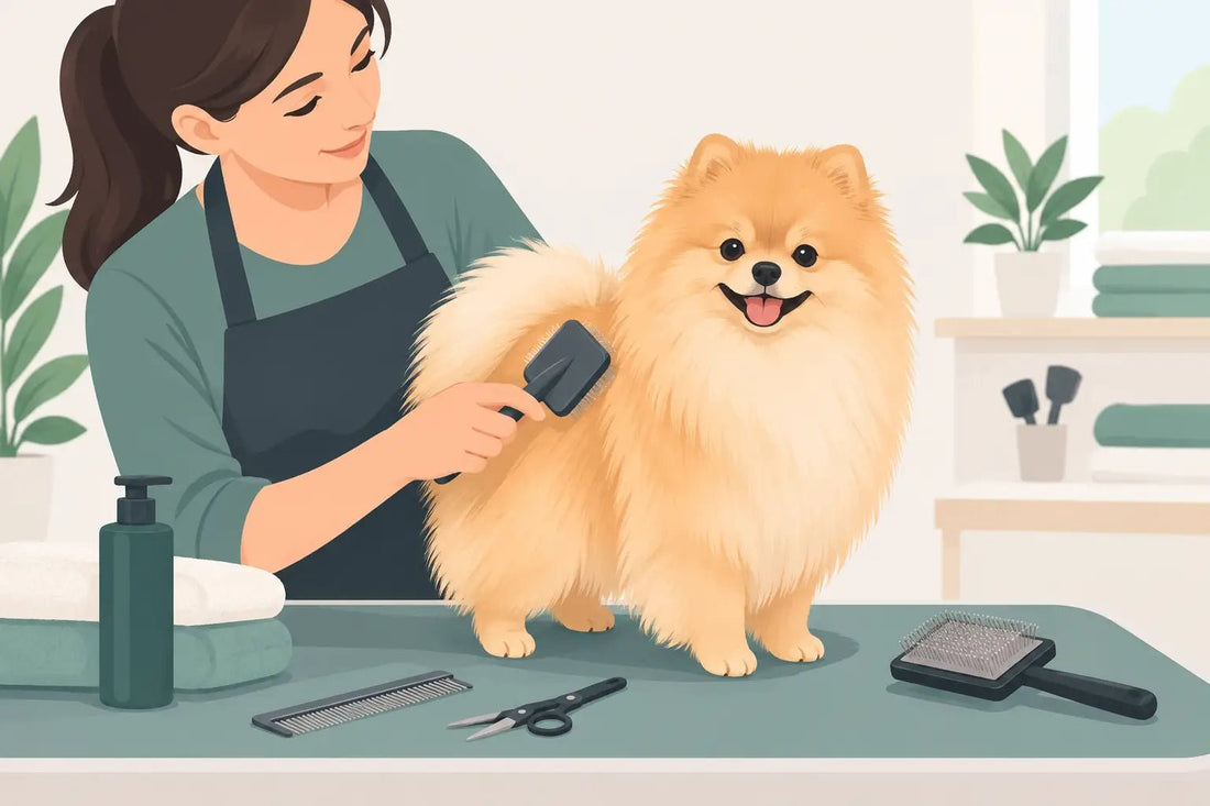 How to Groom Pomeranian Coat Without Matting - Cindy Pomeranian