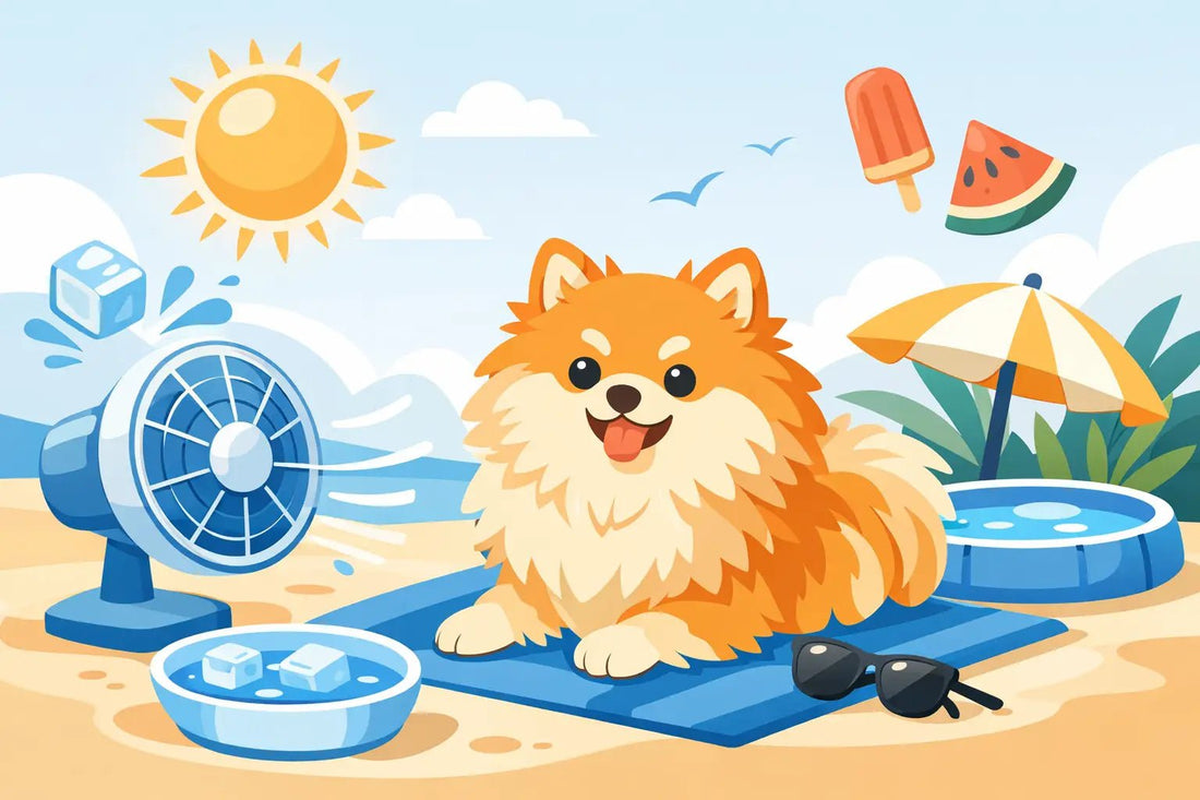 How to Keep Your Pomeranian Cool This Summer - Cindy Pomeranian