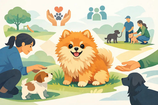 How to Socialize a Pomeranian Puppy Safely - Cindy Pomeranian