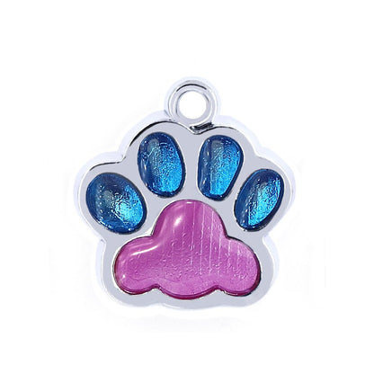 Personalized Paw Pomeranian Tag | Engraved Pet ID Tag - Cindy Pomeranian