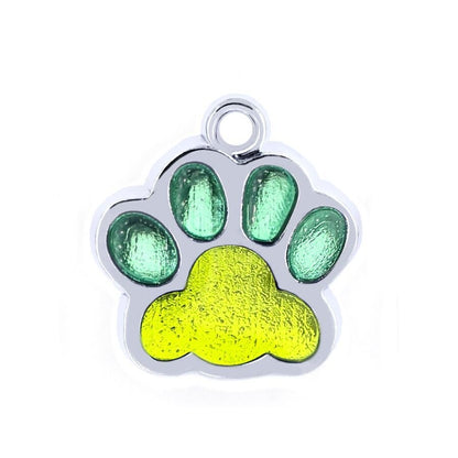 Personalized Paw Pomeranian Tag | Engraved Pet ID Tag - Cindy Pomeranian