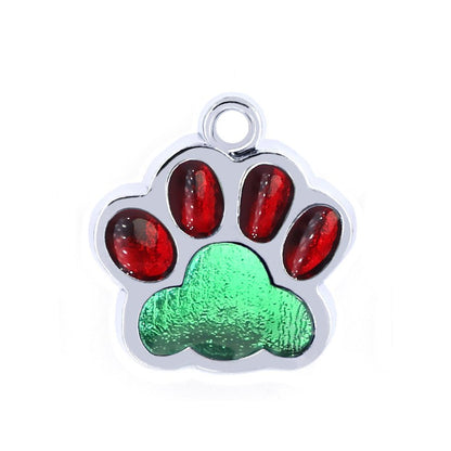 Personalized Paw Pomeranian Tag | Engraved Pet ID Tag - Cindy Pomeranian