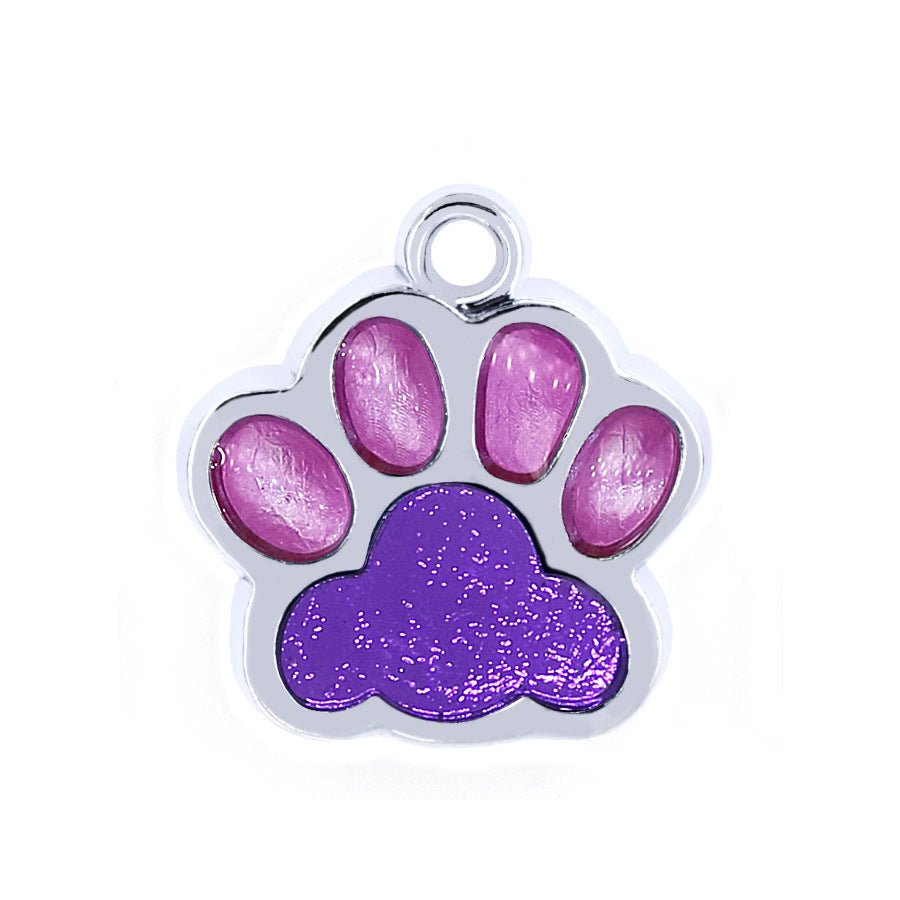 Personalized Paw Pomeranian Tag | Engraved Pet ID Tag - Cindy Pomeranian