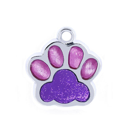 Personalized Paw Pomeranian Tag | Engraved Pet ID Tag - Cindy Pomeranian