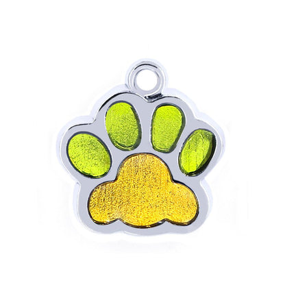 Personalized Paw Pomeranian Tag | Engraved Pet ID Tag - Cindy Pomeranian